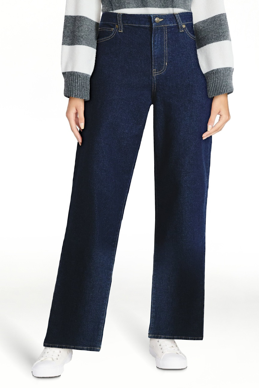 No Boundaries High Rise Baggy Wide Leg Jeans, 32" Inseam, Women's and Women's Plus XXS-4X | Walmart (US)