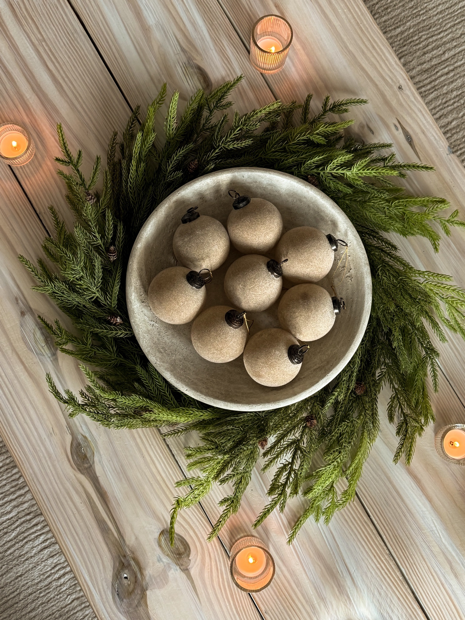 LOVE this centerpiece I created for our coffee table. The ornaments and wreath are from Gatehouse but it’s last years Christmas collection so they no longer carry them. This is a very simple look that can be recreated for Christmas without using the exact products. I’ve  linked dupes below. 

#christmas

#LTKHoliday #LTKHome #LTKSeasonal