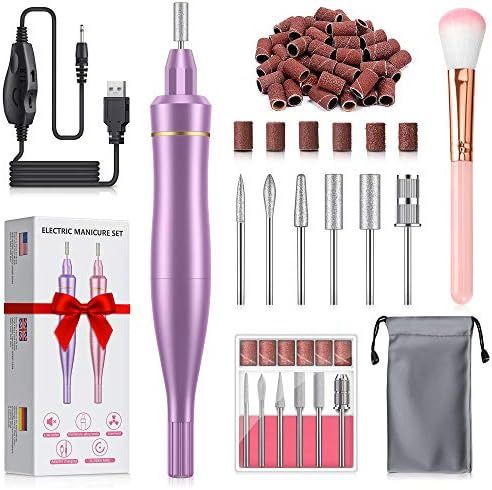 Portable Electric Nail Drill, 20,000RPM Professional Nail Drill Kit For Acrylic, Gel Nails, Manic... | Amazon (US)