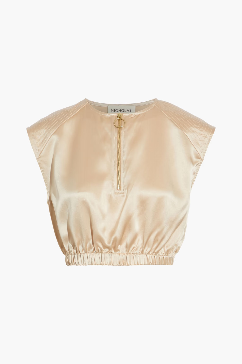 Aimee cropped silk-satin top | The Outnet (US and CA)
