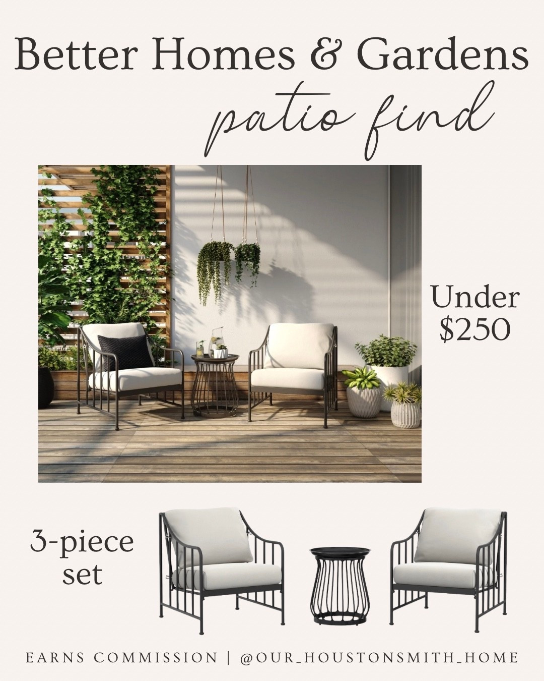 I’ve been browsing some patio sets for my front porch and love this little 3 piece set from Better Homes & Gardens! 😍🖤 Under $250! 

#LTKMothersDay #LTKHome #LTKSeasonal