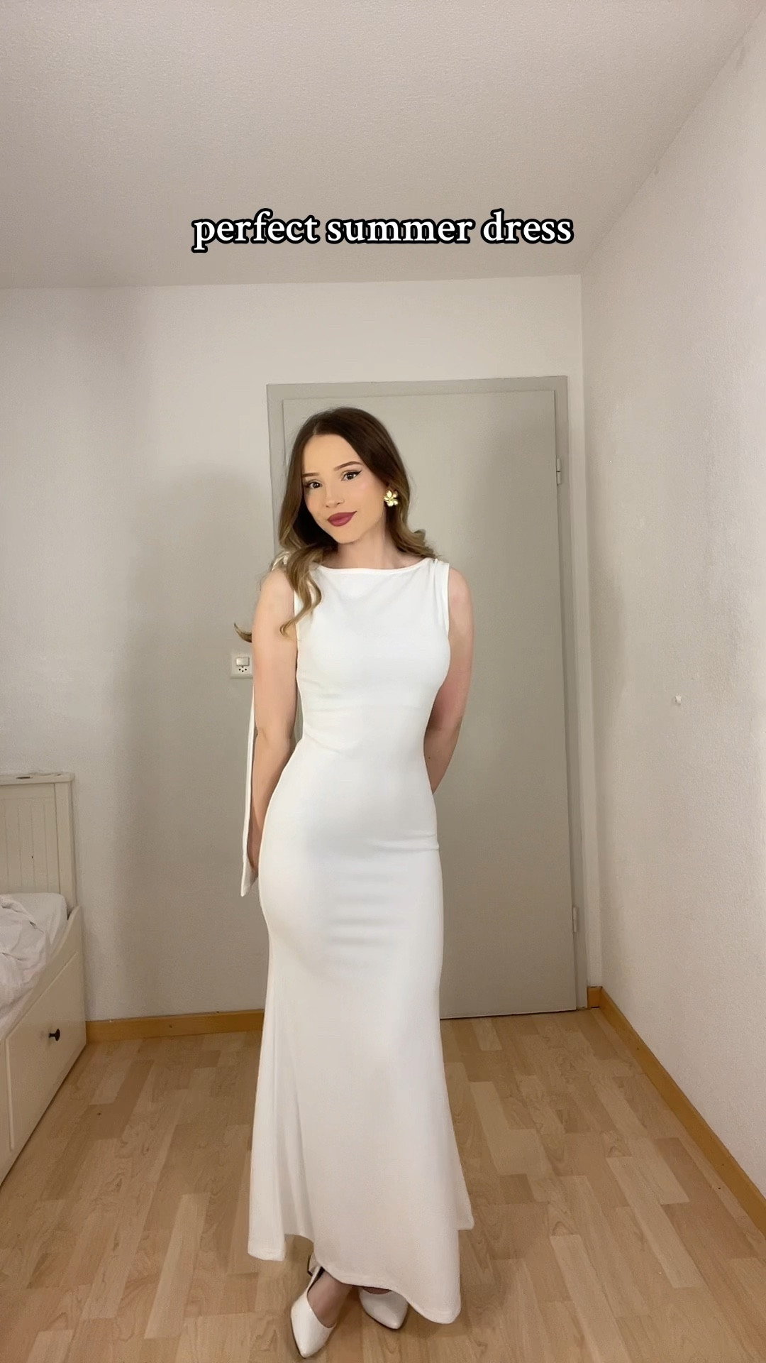 white summer maxi dress