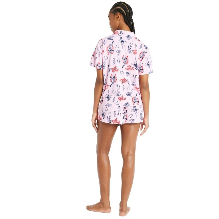 4th of July Women’s Shorty Pajama Set by Way to Celebrate, 2-Piece, Sizes XS to 3X | Walmart (US)