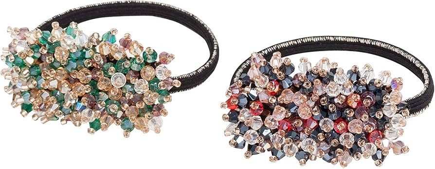 Crystal Elastic Hair Tie Exquisite Ponytail Holder Fashion Hair Acessories Handmade Rhinstone Hai... | Amazon (US)