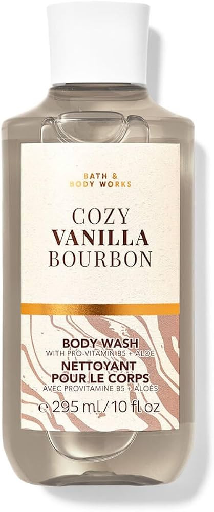 Bath & Body Works Signature Collection Shower Gel For Women10 fl oz (Cozy Vanilla Bourbon) | Amazon (US)