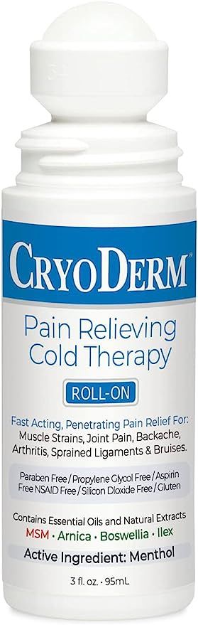 Cryoderm Cold Roll-On 3oz | Amazon (US)