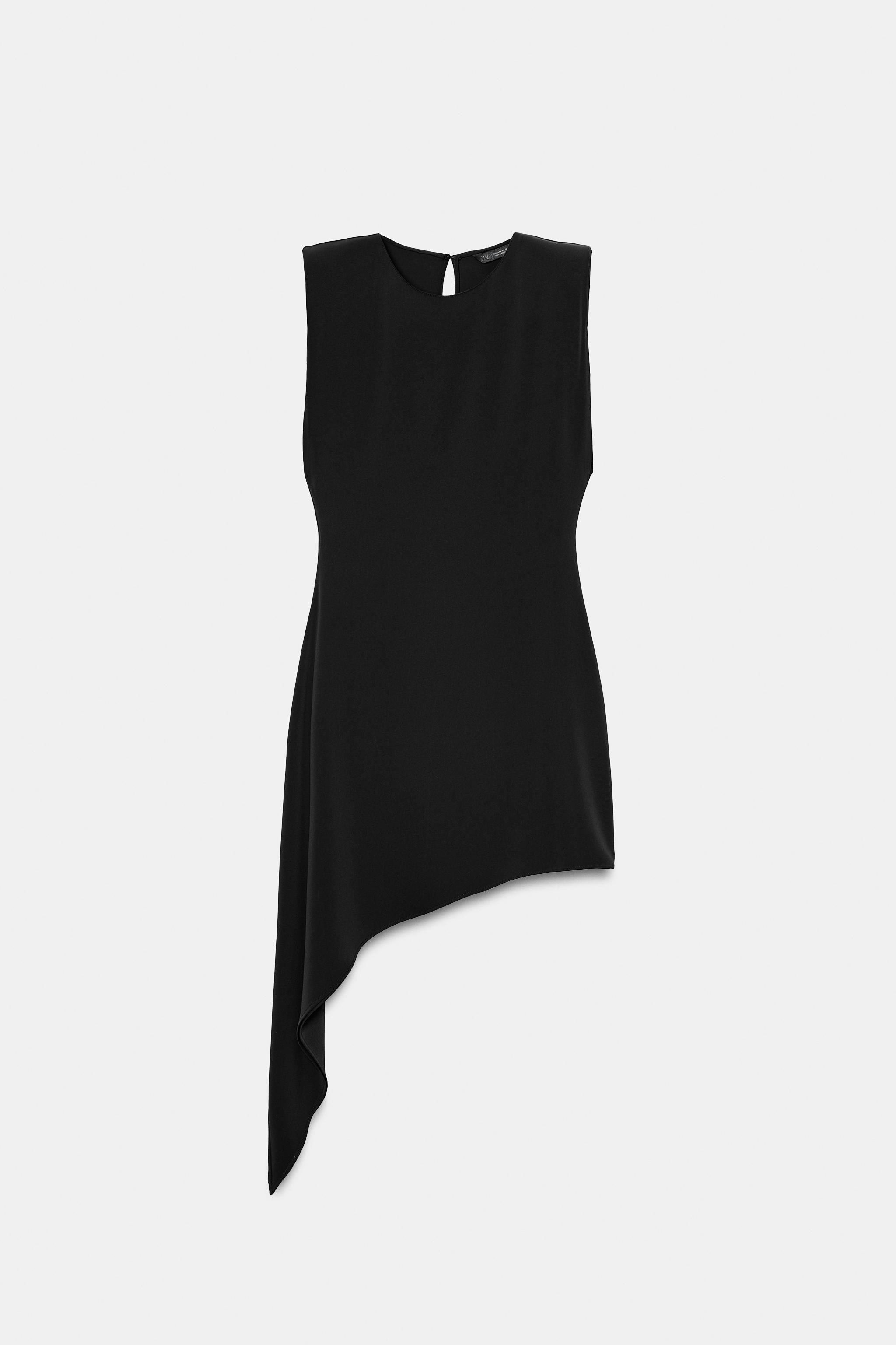 ASYMMETRIC HEM SHORT DRESS | Zara UK
