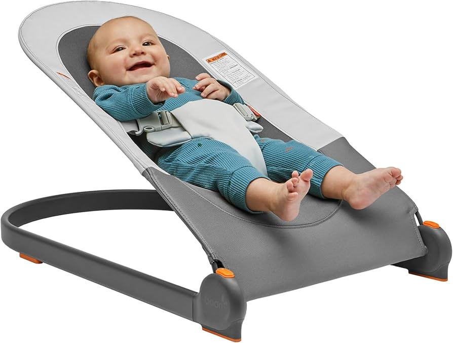 Boon Slant Portable Baby Bouncer - Folding Baby Seat for Infants - Lightweight Portable Baby Chai... | Amazon (US)