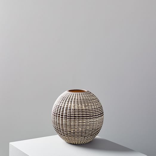 Carved Ceramic Vases | West Elm (US)