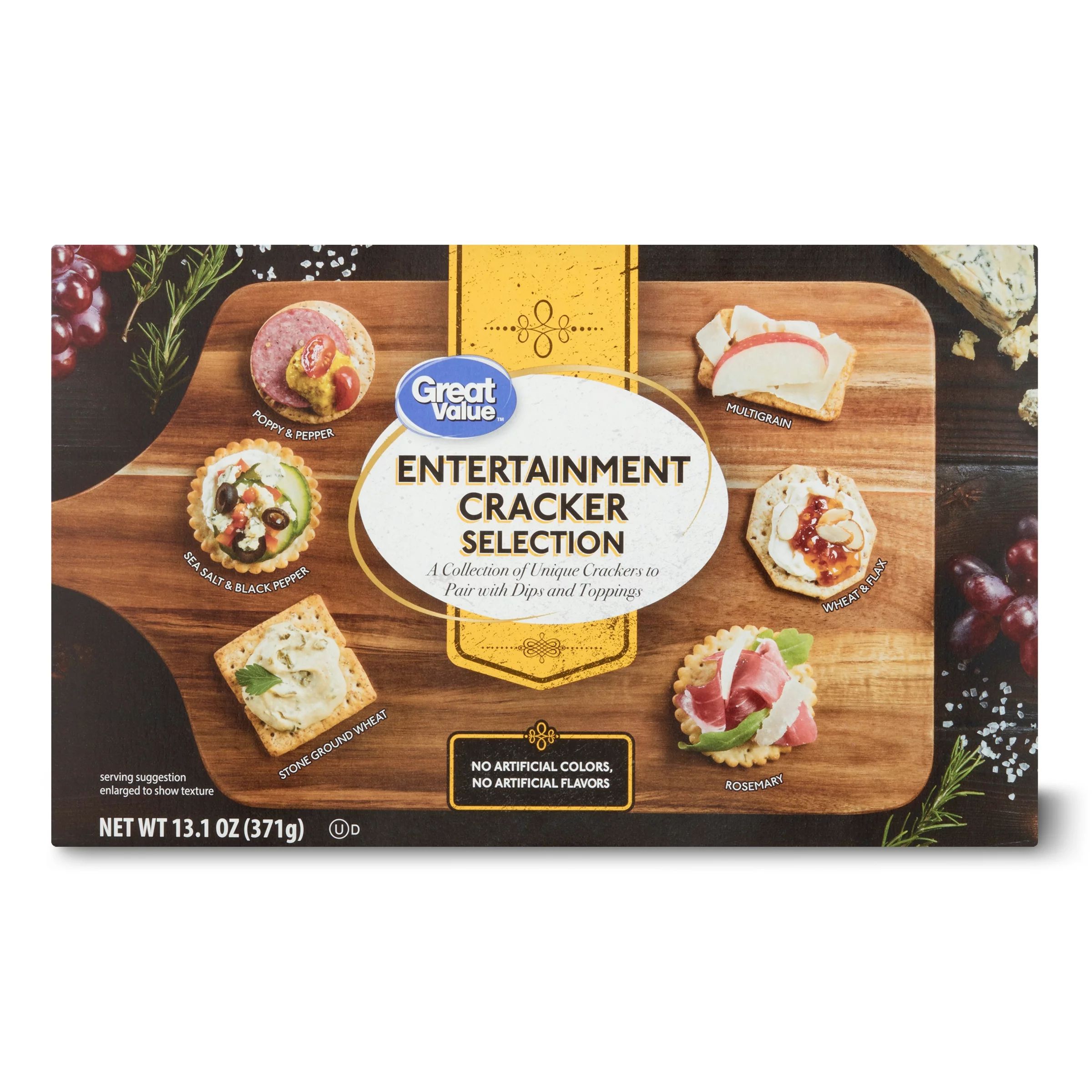 Great Value Entertainment Cracker Selection, 13.1 Oz. - Walmart.com | Walmart (US)