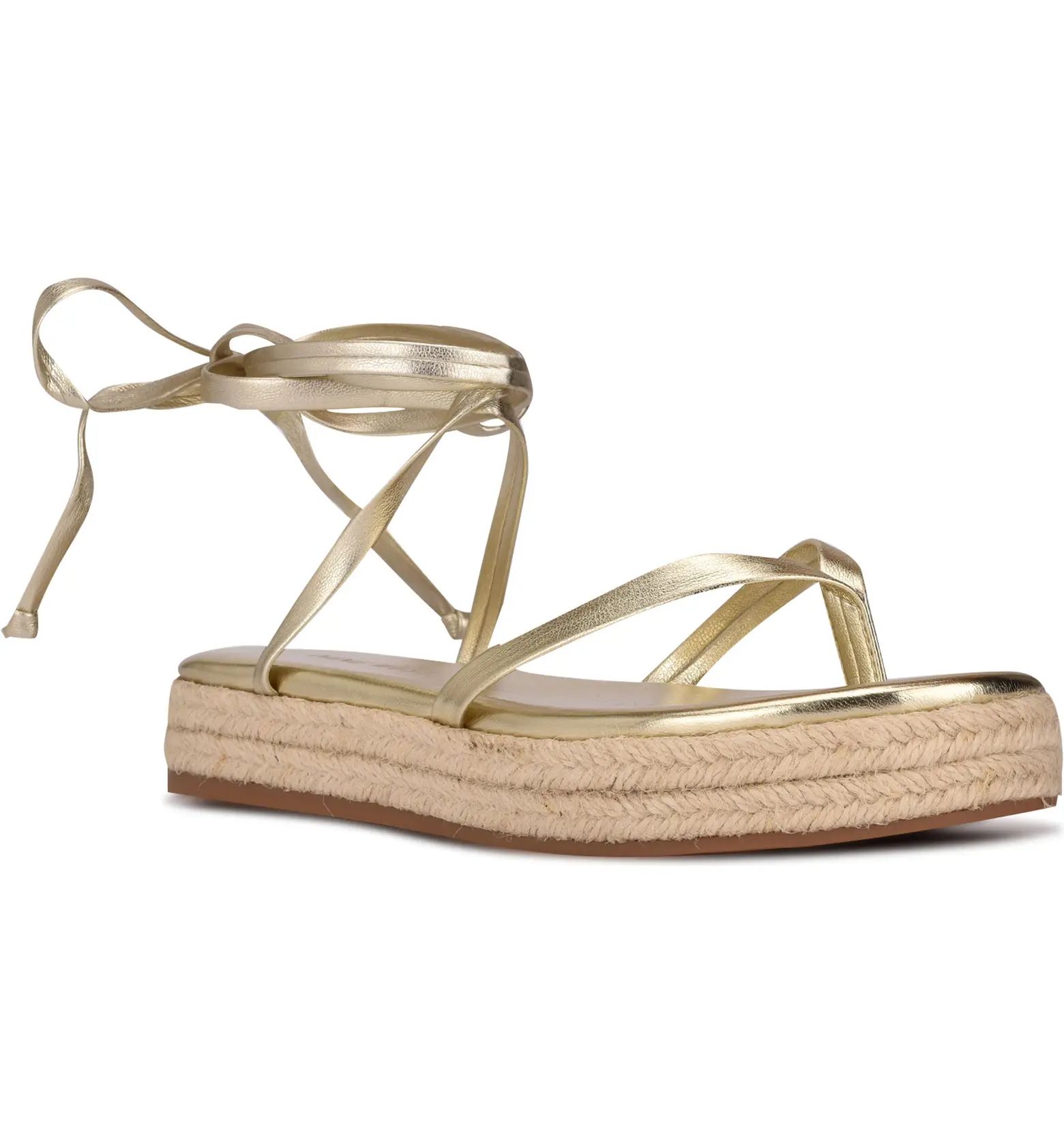 Nine West Monee Espadrille Ankle Tie Sandal | Nordstrom | Nordstrom