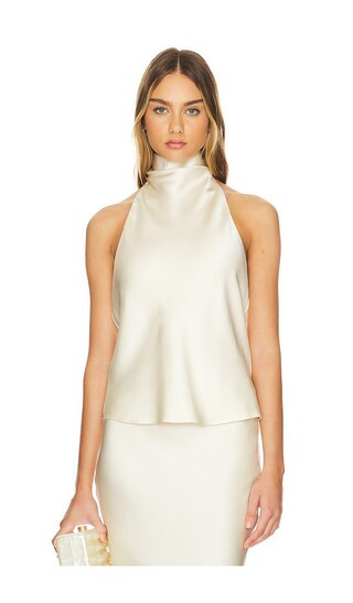 ANINE BING Eliana Top in Ivory. - size L | Revolve Clothing (Global)