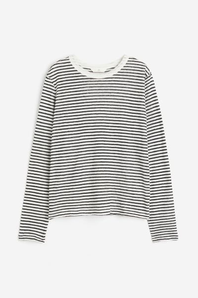 Linen jersey top | H&M (UK, MY, IN, SG, PH, TW, HK)