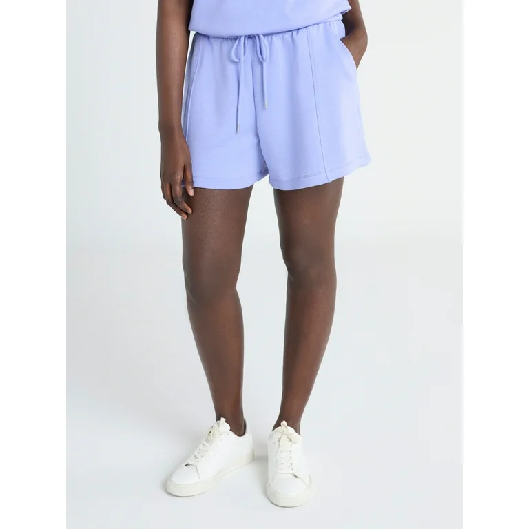 Scoop Women's and Women’s Plus Ultimate ScubaKnit Seamed Shorts, Sizes XS-4X | Walmart (US)