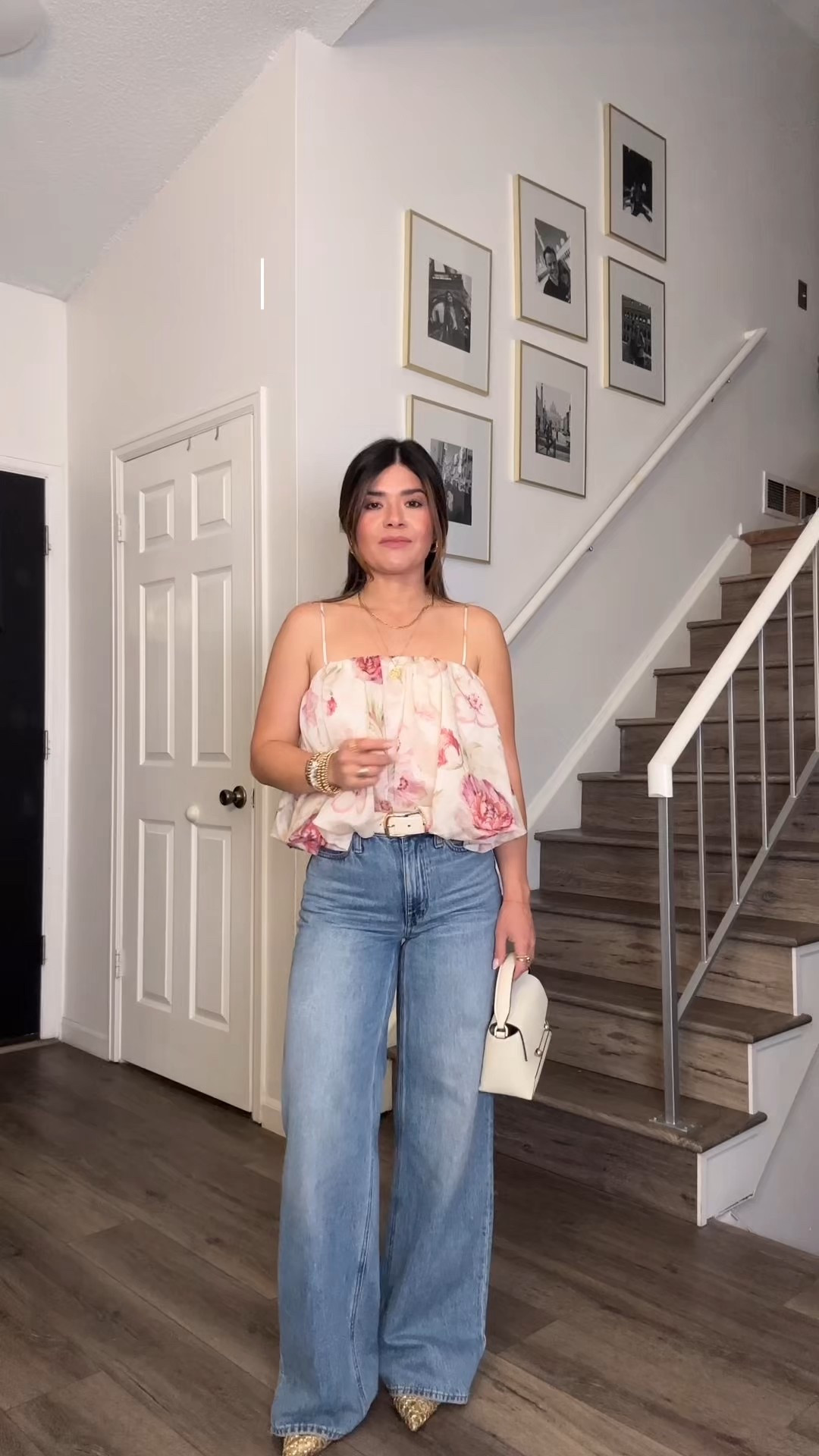 The original audio is on IG!! 
Wanted to put together some femenine and comfy looks to wear right now! 

Look 1
Top size xs
Jeans size 25 regular

Look 2 
Top size xs
Jeans size 25

Look 3
Tee size small
Jeans size 25
Blazer size xs

Look 4
Button down size xs
Skirt size small

Look 5 
Dress size xs

#LTKFindsUnder100 #LTKFindsUnder50 #LTKShoeCrush