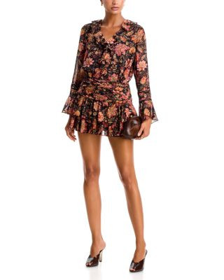 Floral Print Ruffled Long Sleeve Top & Floral Print Ruffled Mini Skirt - Exclusive | Bloomingdale's (US)