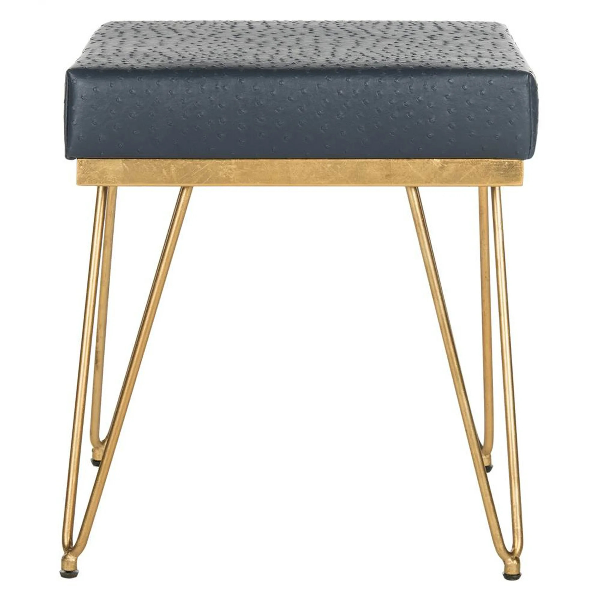 Safavieh Jenine Bicast Leather Square Bench, Multiple Colors | Walmart (US)