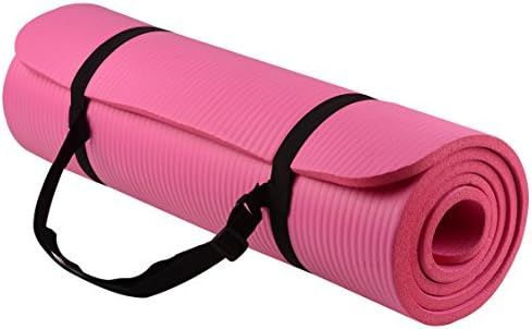 BalanceFrom GoYoga All-Purpose 1/2-Inch Extra Thick High Density Anti-Tear Exercise Yoga Mat with Ca | Amazon (US)