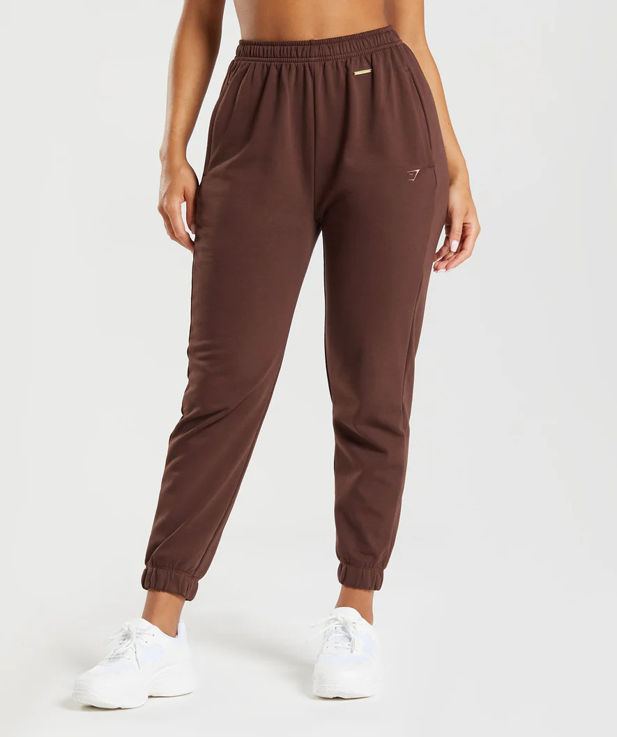 Gymshark Whitney Loose Joggers - Rekindle Brown | Gymshark US