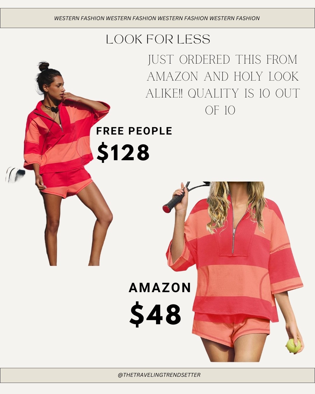 Look for less - look a like two piece set / budget friendly - travel outfit / summer outfit - easy casual comfy - Amazon / free people - beach - resort wear / lounge set 

#LTKFindsUnder100 #LTKStyleTip #LTKFindsUnder50
