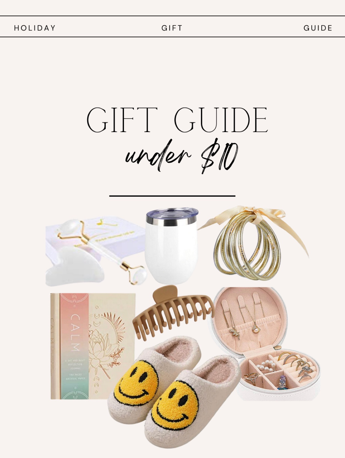 Gift guide for her 
Gifts under $10
Amazon finds 
Christmas gifts 
Stocking stuffers 

#LTKHoliday #LTKGiftGuide #LTKunder50