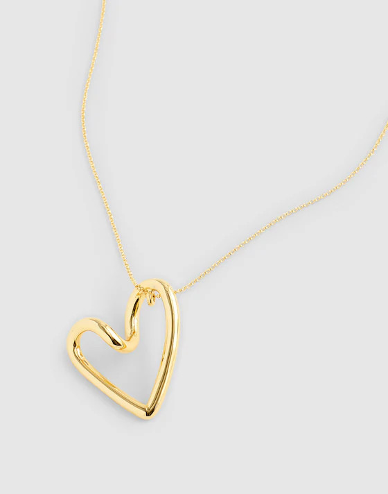 Looped Heart Pendant Necklace | Madewell