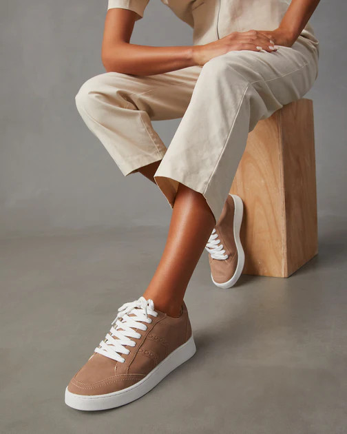 Laguna Stitch Sneaker - Tan - SALE | VICI