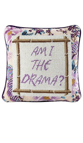Furbish Studio Drama Needlepoint Pillow in Beauty: NA. | Revolve Clothing (Global)
