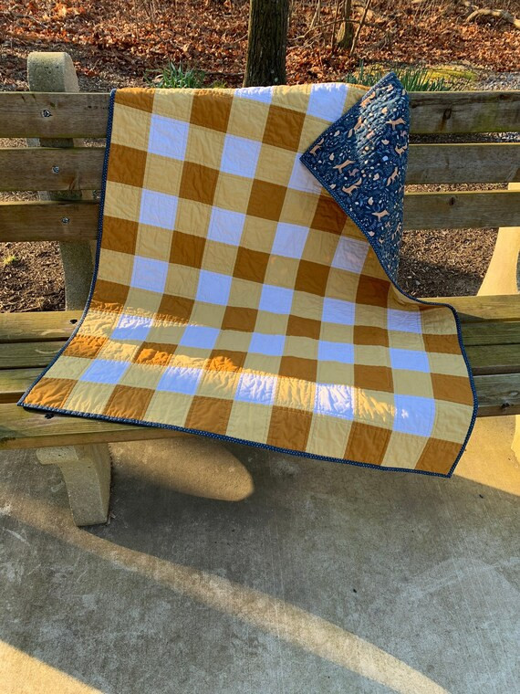 Buffalo Plaid Baby Quilt Modern Baby Quilt | Etsy | Etsy (US)