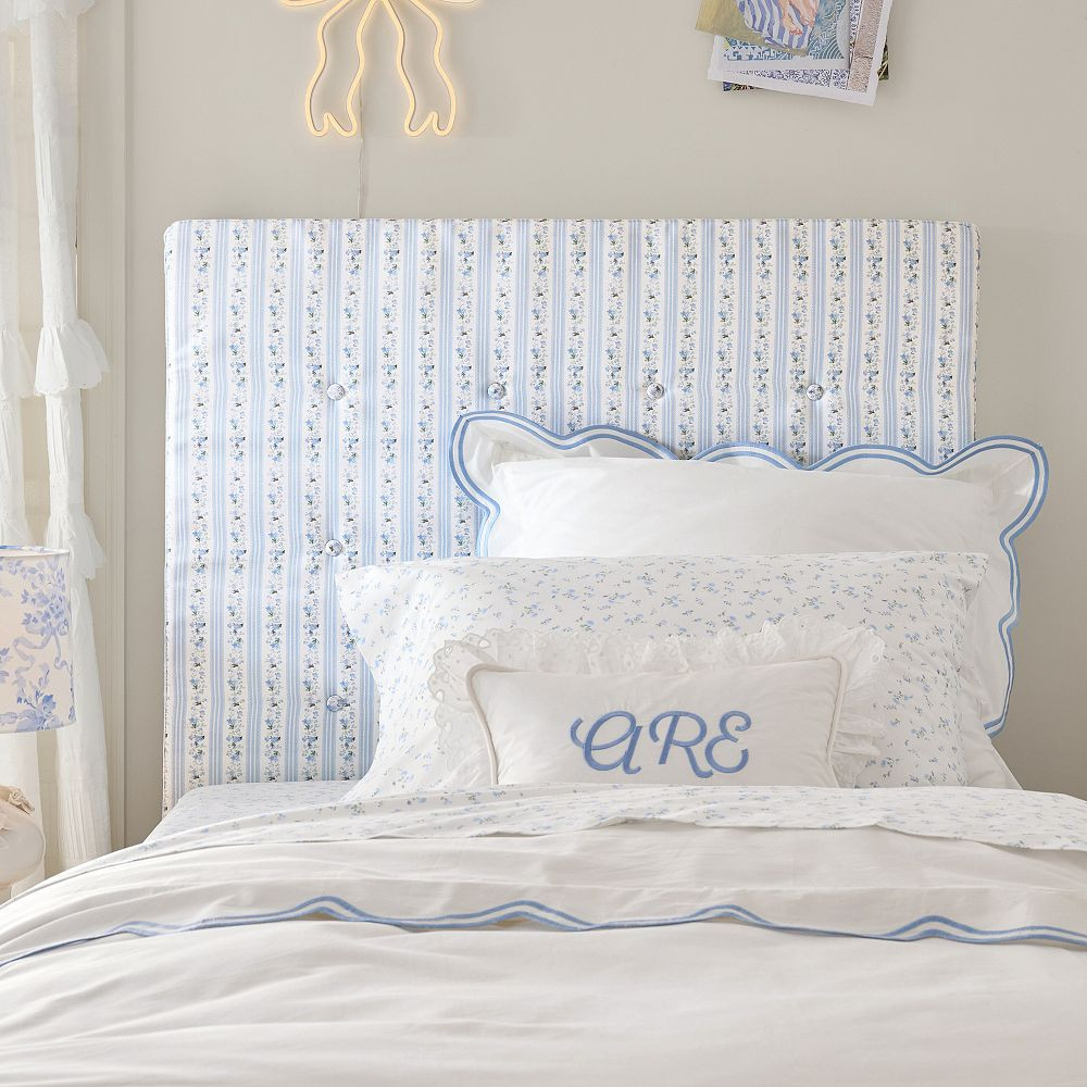 LoveShackFancy Tufted Smart Wall Mounted Headboard | Pottery Barn Teen