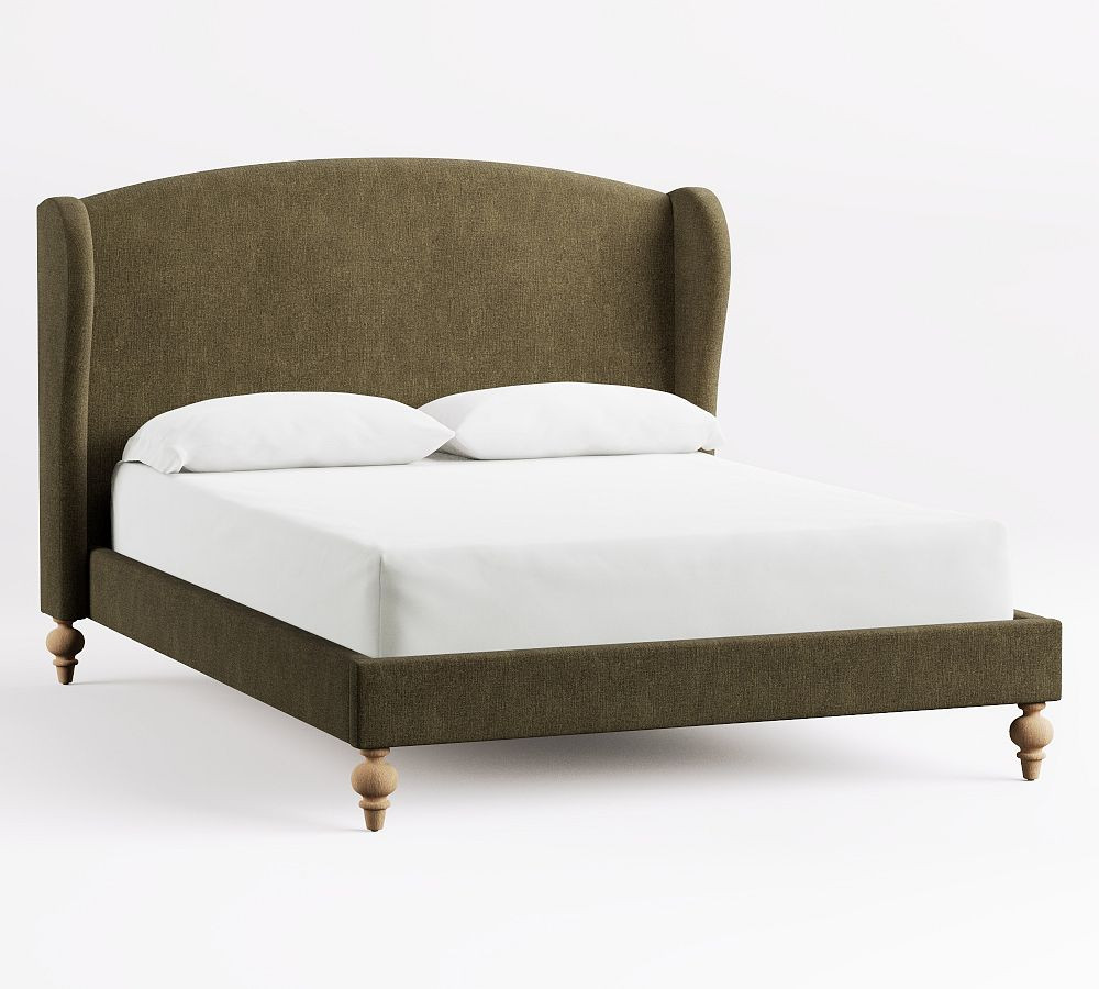 Augusta Upholstered Platform Bed | Pottery Barn (US)