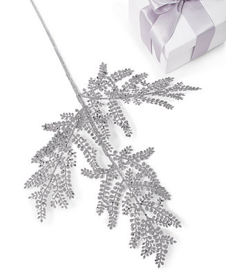 Jeweled Elegance Silver-Tone Leaf Pick, Created for Macy's | Macy's