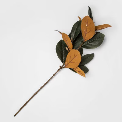 28" Artificial Magnolia Stem Green - Threshold™ | Target