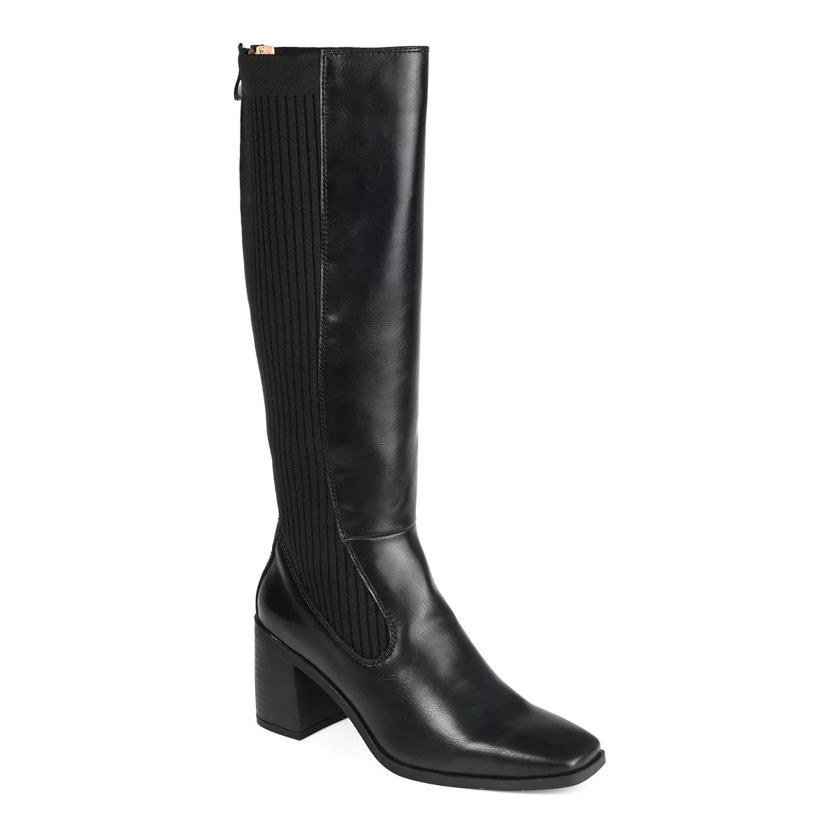 Journee Collection Winny Women's Stretch Knit Knee-High Boots | Kohl's