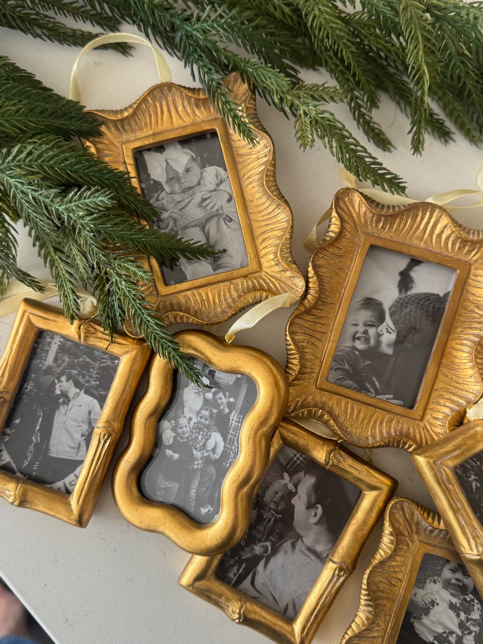 Cutting out old family photos and turning them into ornaments might be my favorite thing I did this Christmas. 🤍
I loved doing this in my clients’ homes so much that I had to bring it to our own tree—timeless, personal, and full of stories.

#LTKHome #LTKSeasonal #LTKHoliday