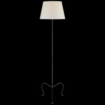 Albert Petite Tri-Leg Floor Lamp in Various Colors | Burke Decor