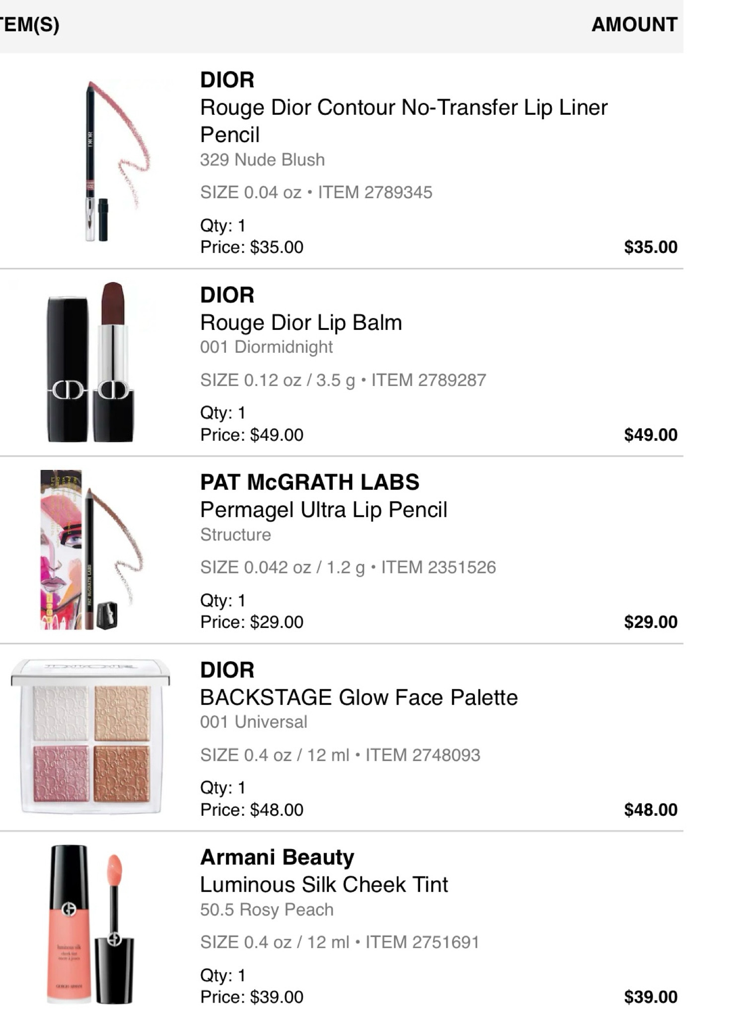 My exact Sephora order…the palette is a rebuy because I’ve hit pan and I also tried a different shade of the blush I use daily. I’m always in search for good nude lip liners and these have amazing reviews and this deep toned lip balm is luxe and gorgeous on the lips for a bitten finish 👄

#LTKGiftGuide #LTKBeauty #LTKFindsUnder50