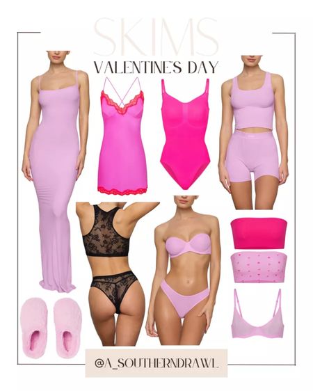 Most items still in stock in lots of sizes!! 

Skims - Valentine’s Day - Valentine’s Day panties - skims body suit - skims dress - loungewear - lingerie - pink bra - Valentine’s Day skims

#LTKGiftGuide #LTKstyletip #LTKSeasonal