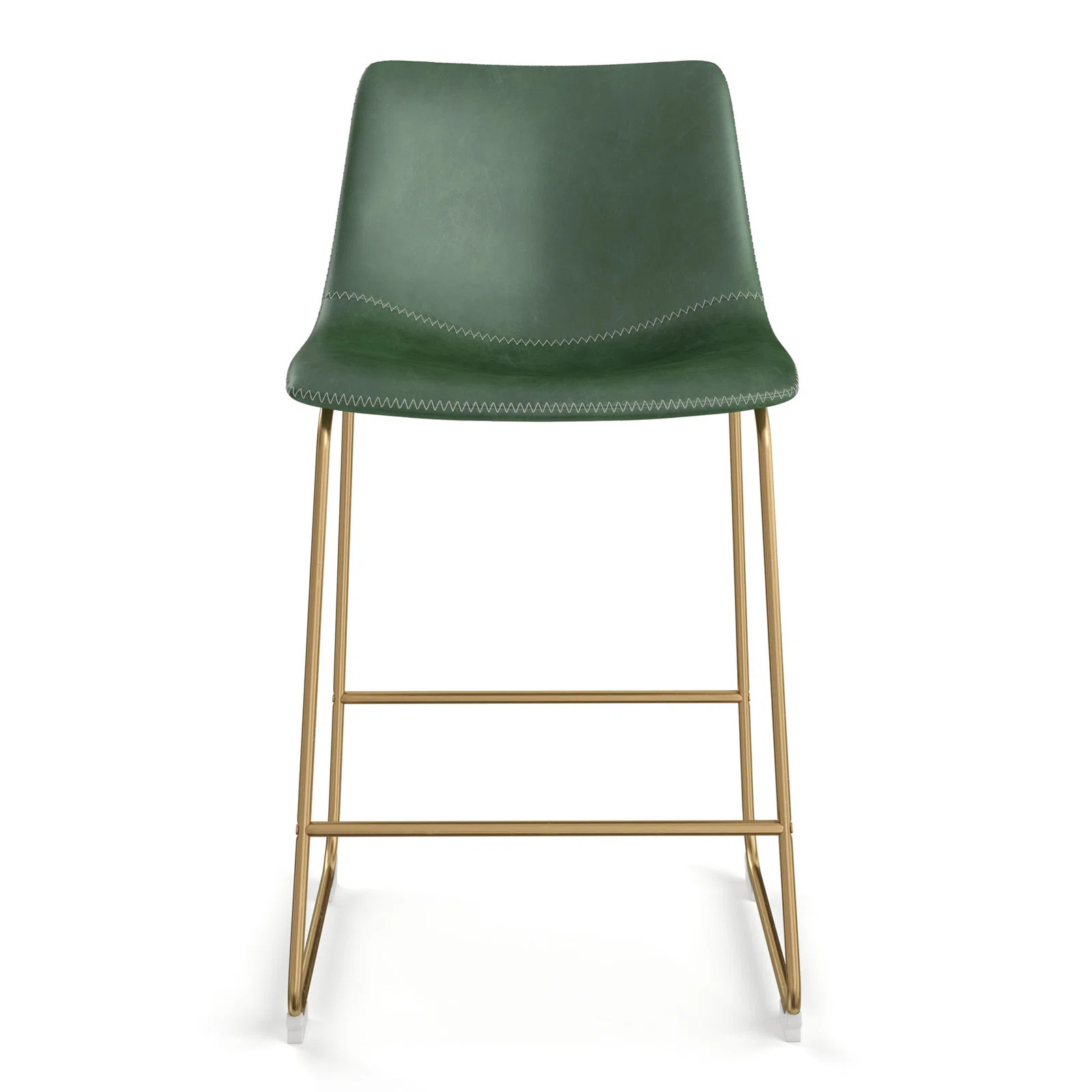 Nia Vegan Leather Bar & Counter Stool (Set of 2) | AllModern