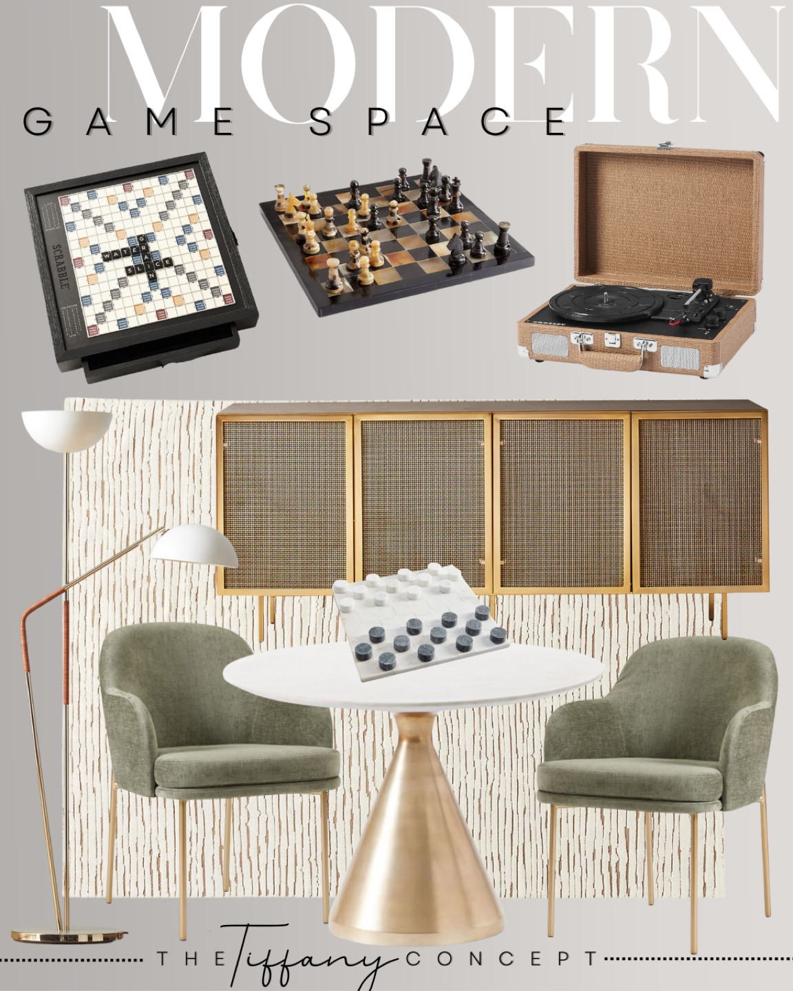 A modern space for those fun family game times or a fun date night in. 
.
.
.
#modernhome #gamenight #datenightin #organicmodern #classylook #homedecor #indoorentertaining 

#LTKhome