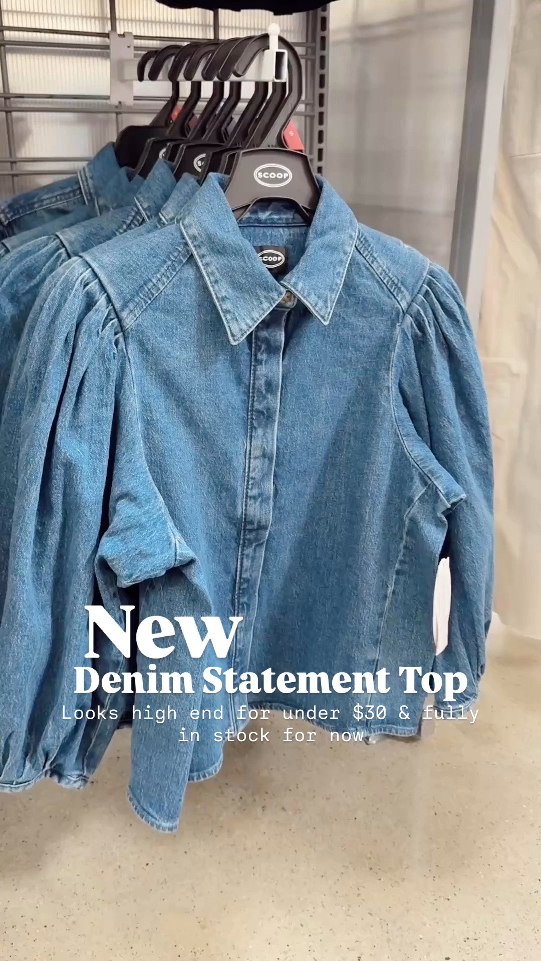 🤍 Gorgeous statement denim top from Walmart & under $30! Fully in stock for now 

#LTKgrwm #LTKdayinmylife #LTKmomlife