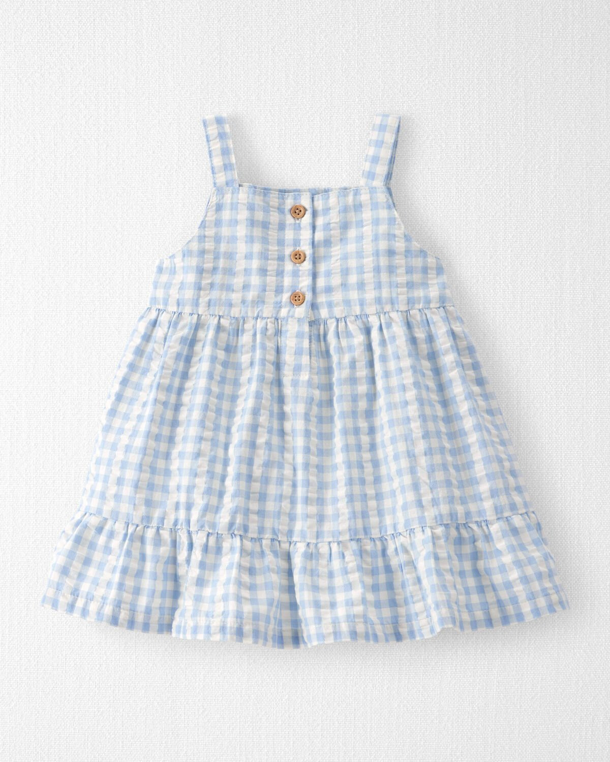 Baby Girl Seersucker Dress Made with Organic Cotton | Carter's Inc