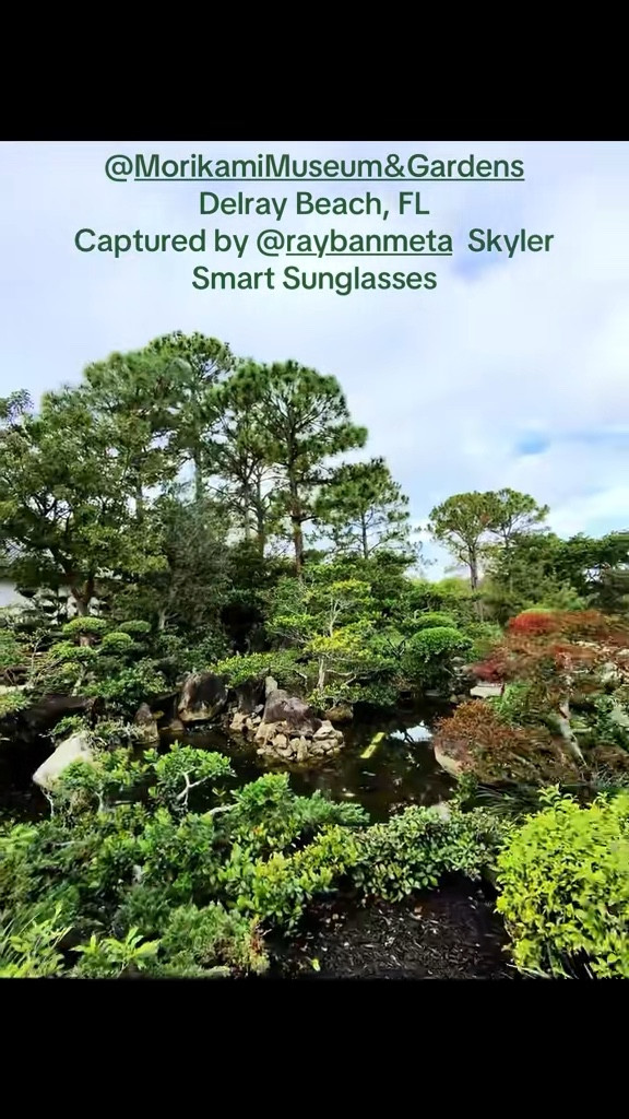 Seeing the Morikami Museum & Japanese Gardens through a whole new lens 🌿🕊️
Captured hands-free through my Ray-Ban Meta Skyler smart sunglasses—every peaceful path, every bright reflection, every calming sound. The clarity, the tranquility, the beauty… all preserved exactly as I experienced it. No distractions, just presence. This garden was meant to be seen like this.

#MorikamiMuseum
#RayBanMeta
#SmartSunglasses
#HandsFreeCapture

#LTKvlog #LTKTravel #LTKdayinmylife