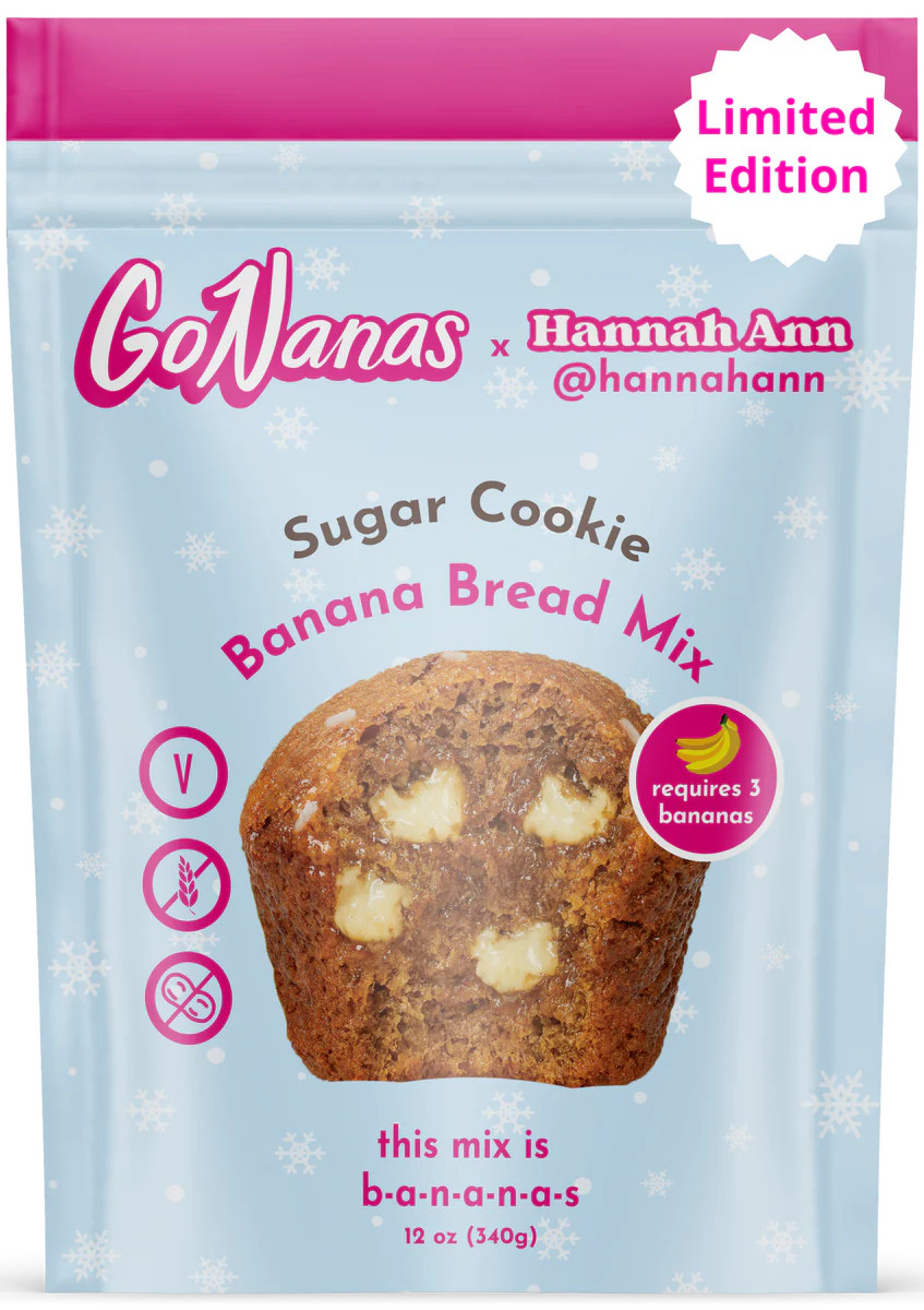Sugar Cookie Banana Bread Mix | GoNanas | GoNanas