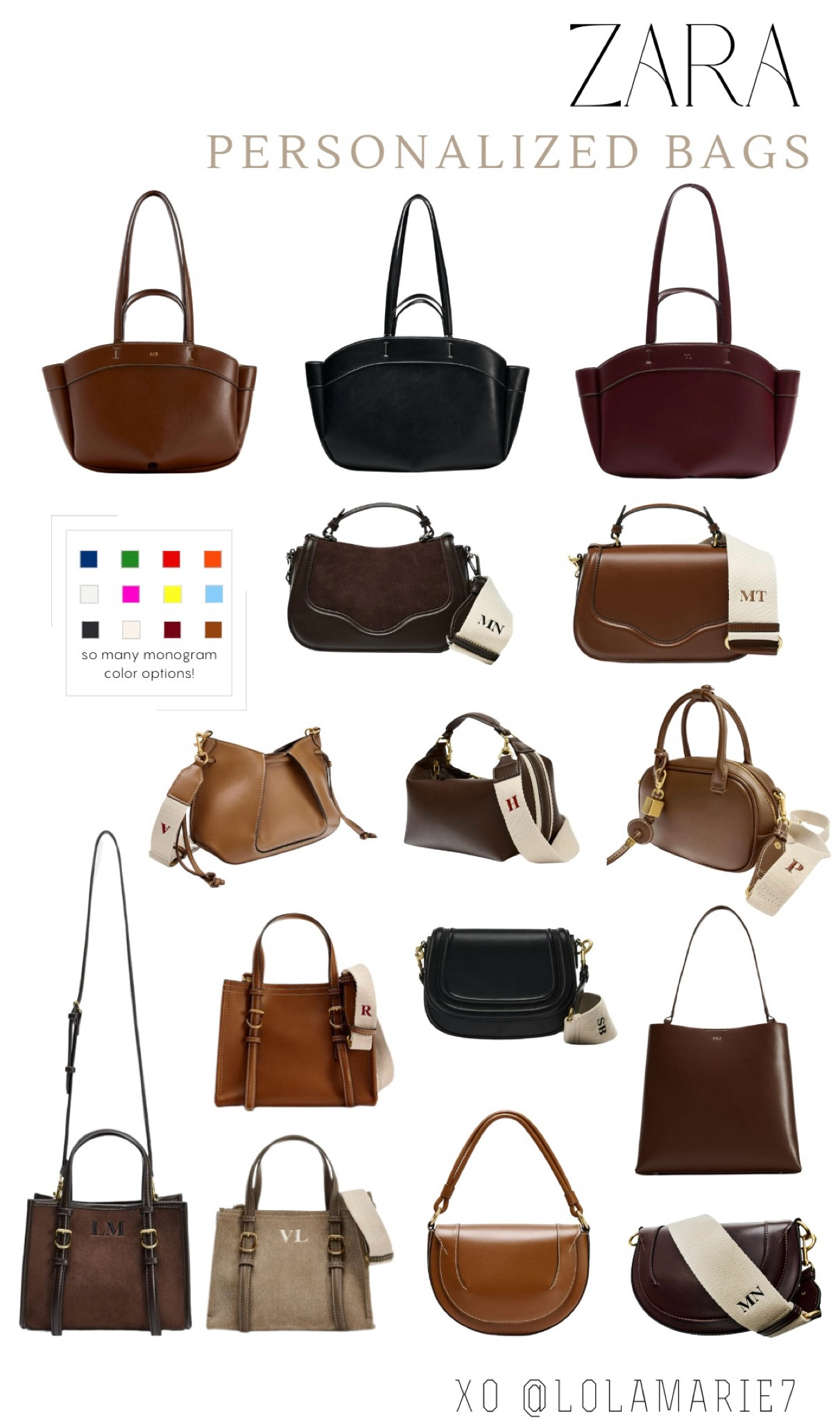 Zara has the cutest personalized bags! So many styles, colors, and sizes! 

#ZaraxLTK

#LTKFindsUnder100 #LTKItBag