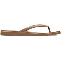 Crocs Women's Miami Flip Flops | Square Toe Flat | 360 Degree Comfort | Croslite Foam Footbed | Amazon (US)