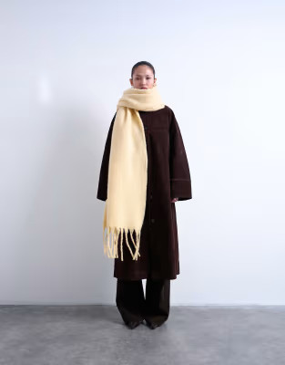 Topshop Sydney blanket scarf in buttermilk | ASOS | ASOS (Global)