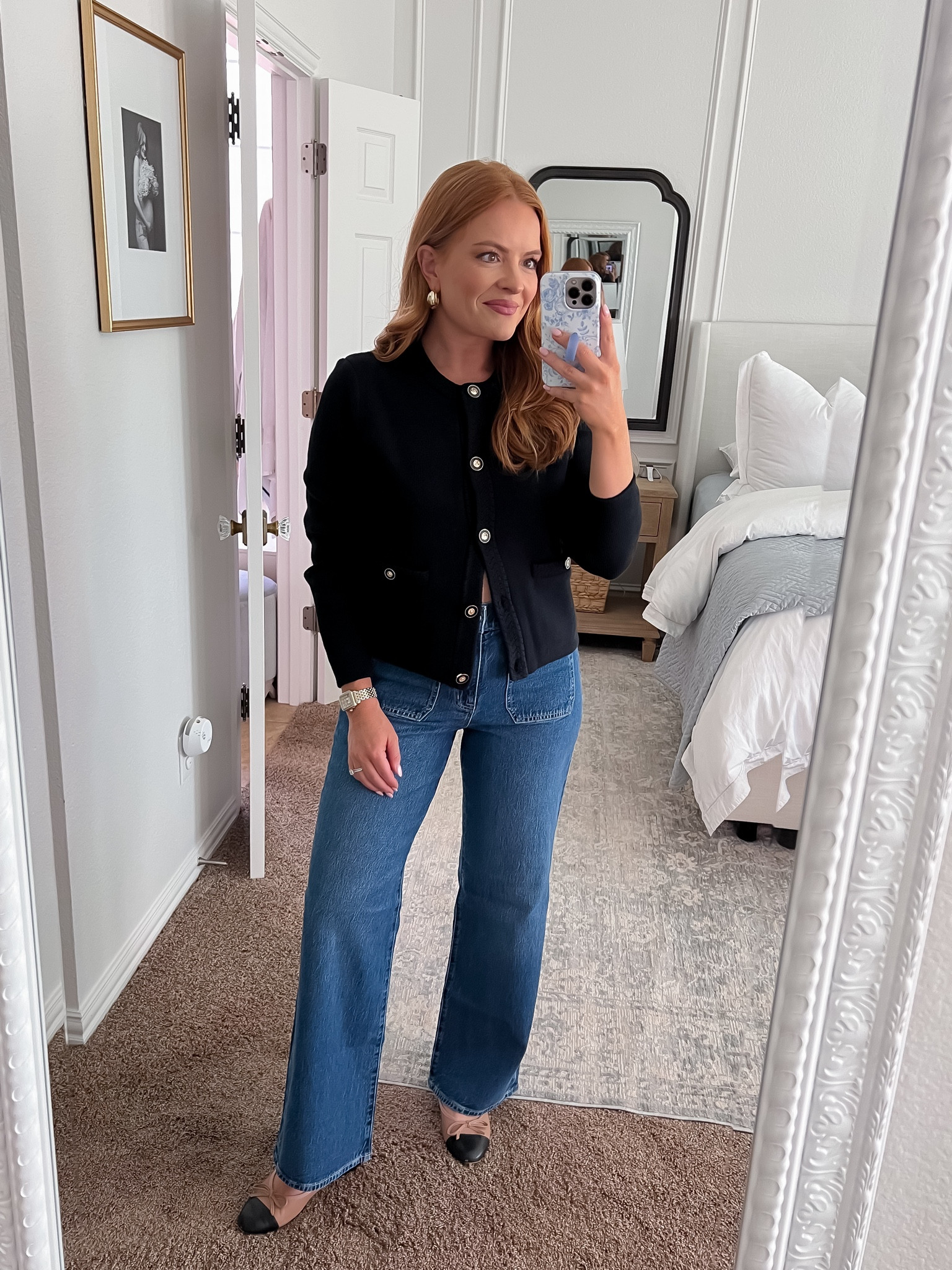 J.Crew factory sale is happening now! This lady jacket and wide leg jeans are both on sale!

Sizing:
Lady jacket - small
Jeans - 27

#LTKSaleAlert #LTKStyleTip #LTKWorkwear