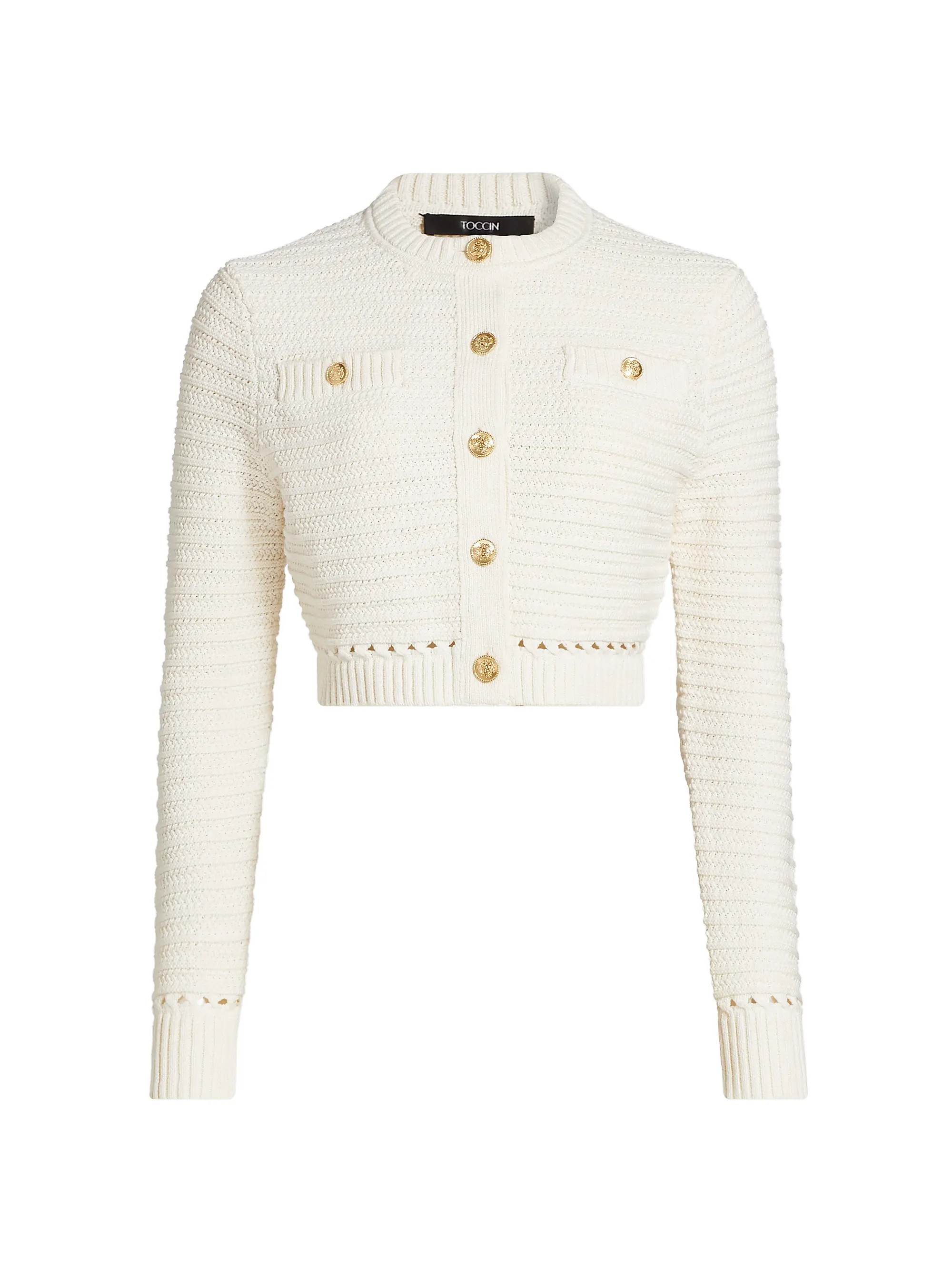 Miller Knit Cotton Cardigan | Saks Fifth Avenue