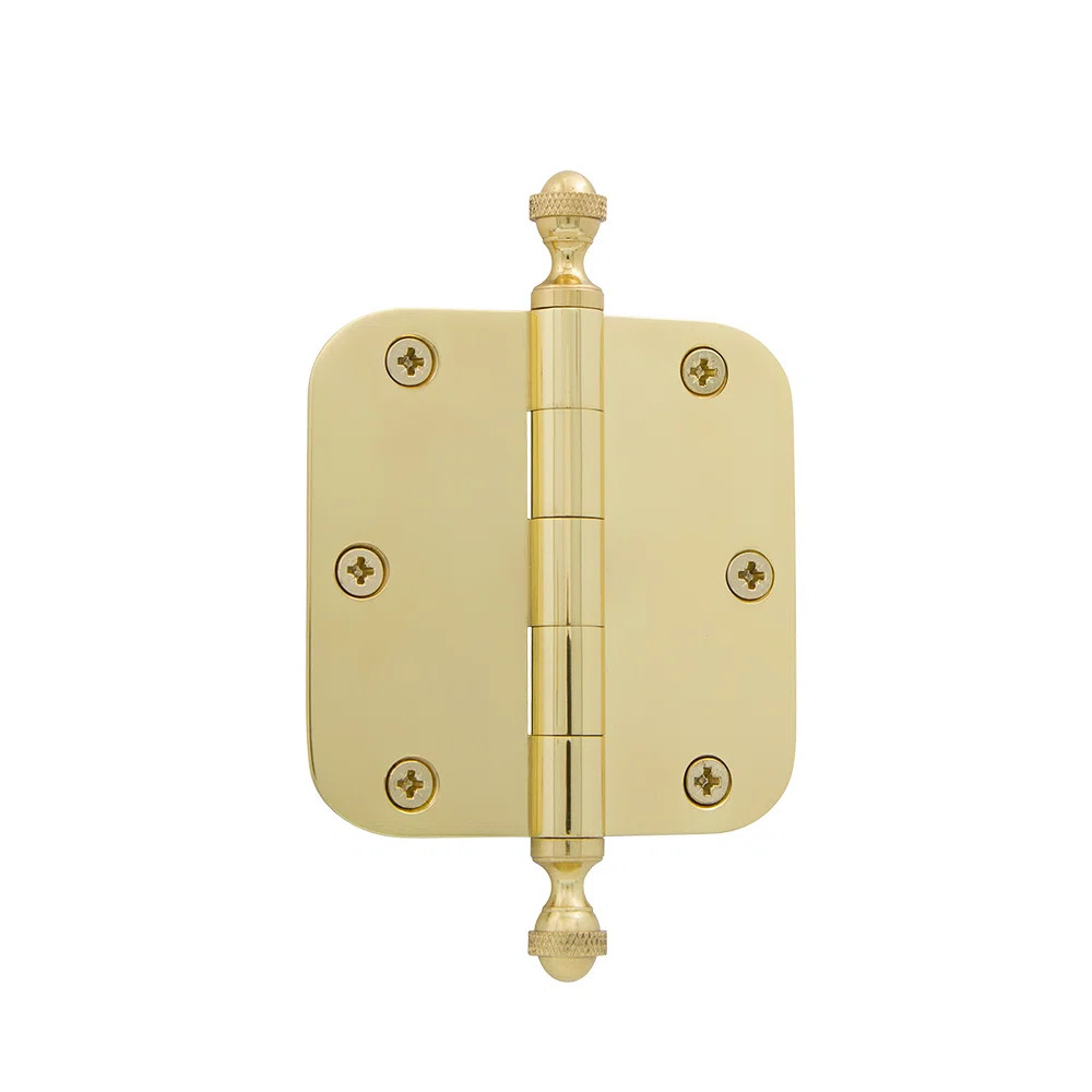 3.5" Acorn Tip Residential Hinge with 5/8" Radius Corners | Wayfair North America